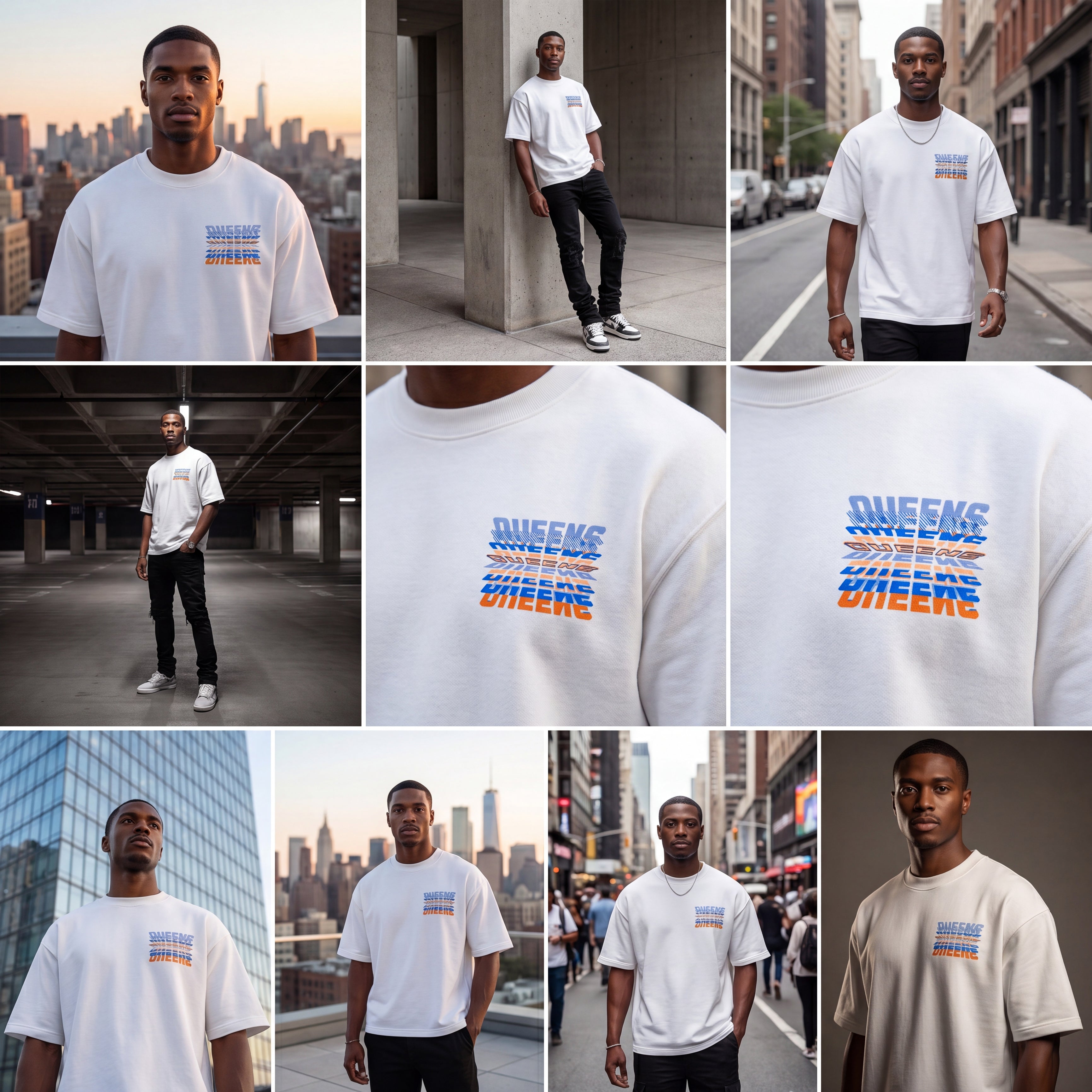 Queens State of Mind Heavyweight French Terry Tee