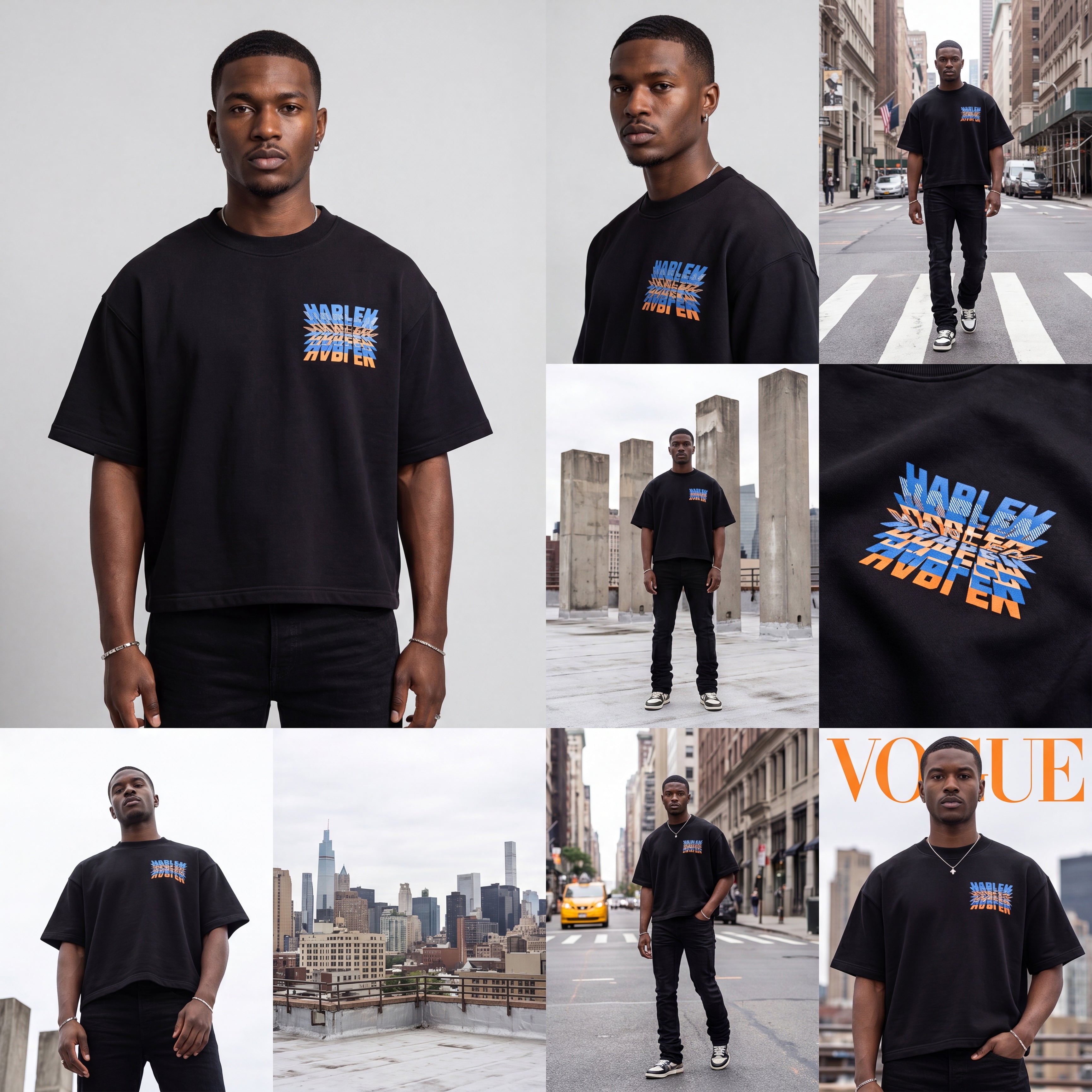 Harlem Legend Heavyweight French Terry Tee