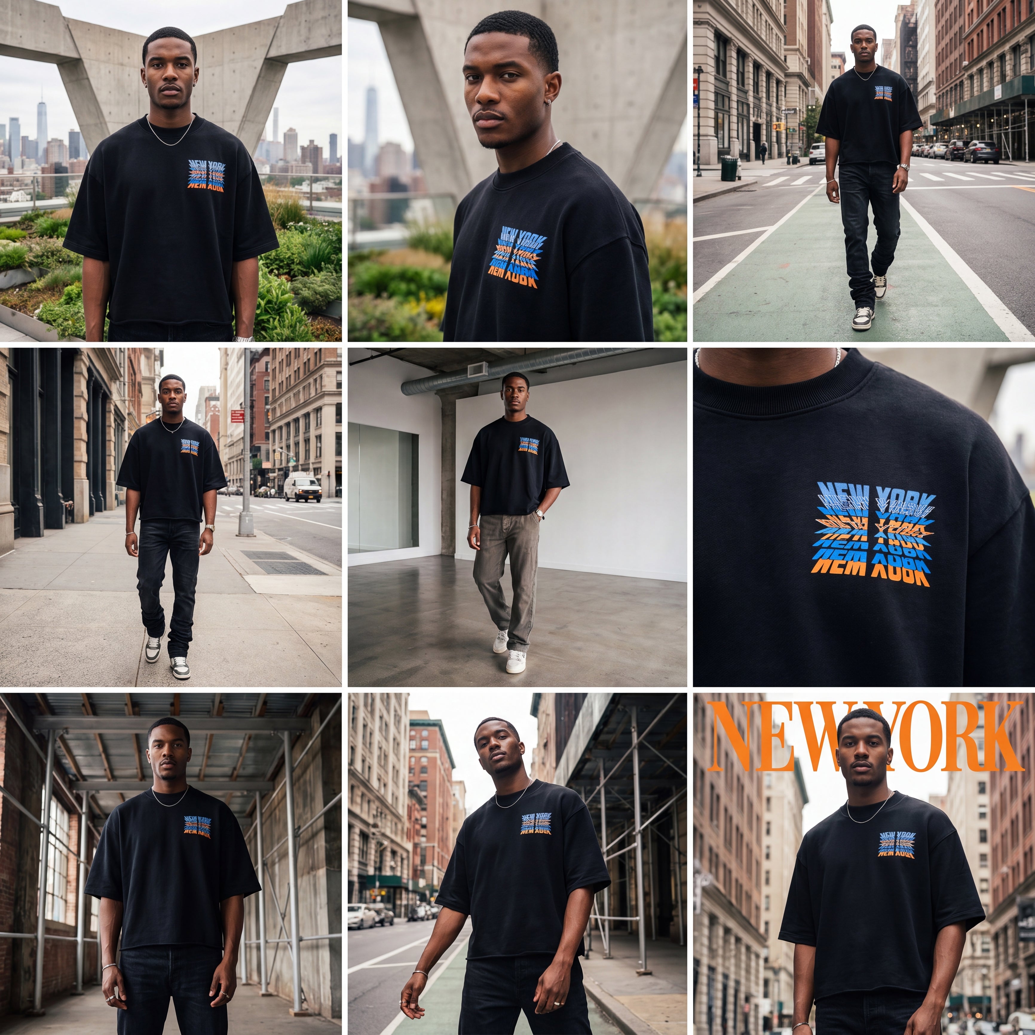 New York Frequency Heavyweight French Terry Tee