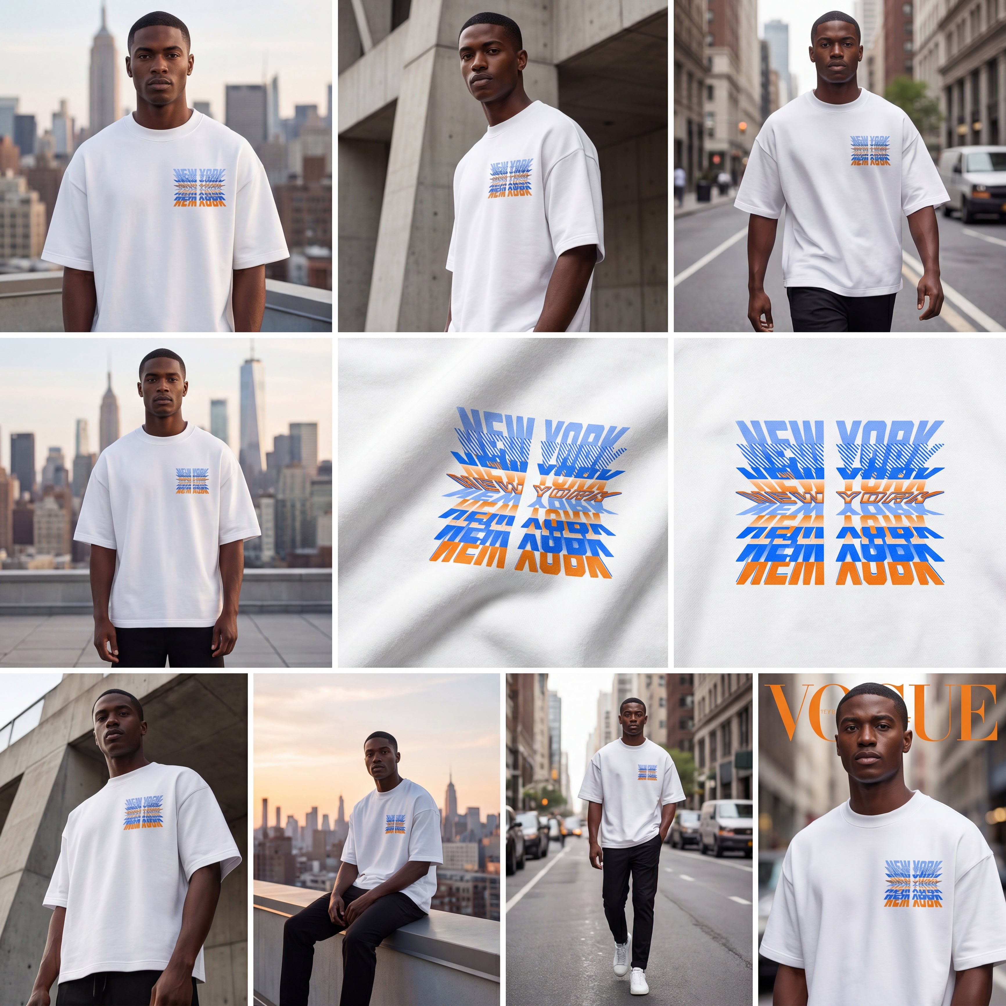 New York Frequency Heavyweight French Terry Tee
